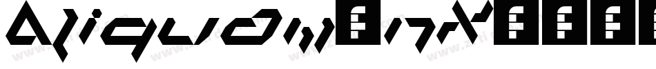 Aliquam-nX00字体转换