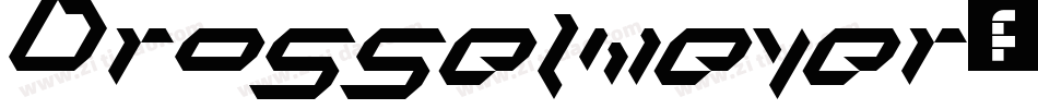 Drosselmeyer3DItalic-jl00字体转换