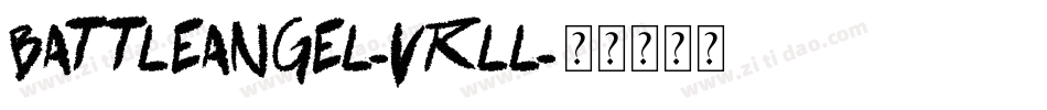 BattleAngel-VRLl字体转换