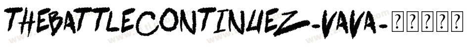 TheBattleContinuez-vAVA字体转换