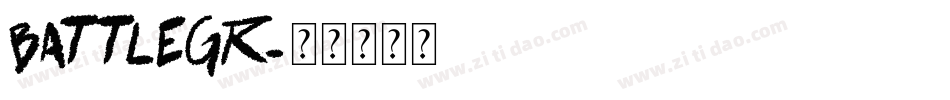 battlegr字体转换