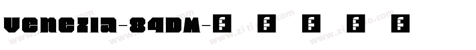 Venezia-84DM字体转换