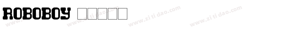 Roboboy字体转换