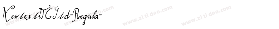 NewtextITCStd-Regula字体转换