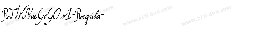 RTWSYueGoG0v1-Regula字体转换