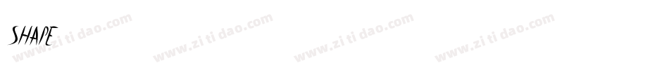 Shape字体转换