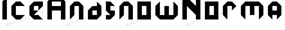 IceAndsnowNormal-2ve8字体转换