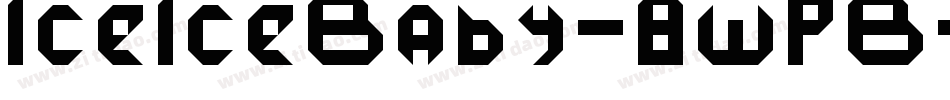 IceIceBaby-8wPB字体转换
