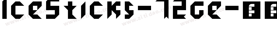 IceSticks-12ge字体转换
