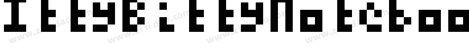 IttyBittyNotebook-2X7K字体转换