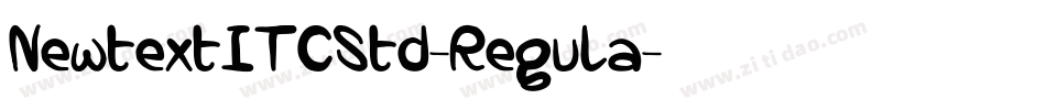 NewtextITCStd-Regula字体转换