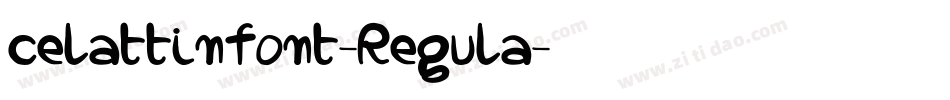 celattinfont-Regula字体转换