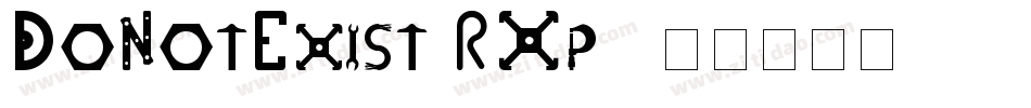 DoNotExist-RXp6字体转换