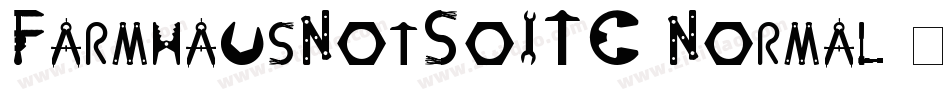 FarmhausNotSoITC-Normal字体转换