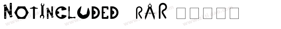 NotIncluded-7rAR字体转换