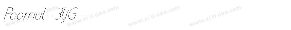 Poornut-3ljG字体转换
