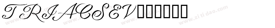 TRIACSEV字体转换 TRIACSEV字体转换