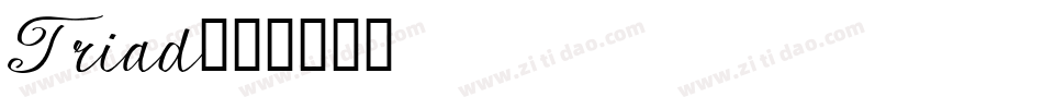 Triad字体转换