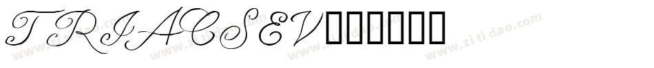 TRIACSEV字体转换 TRIACSEV字体转换