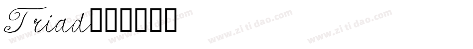 Triad字体转换