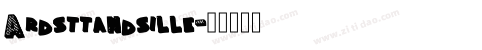 Ardsttandsille字体转换