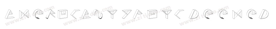 AmericanTypItcDEEMed字体转换