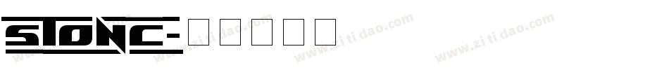 STONC字体转换