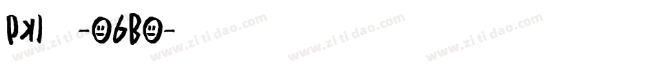 PamekasanItalic-o6Bo字体转换