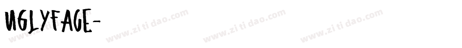 UGLYFACE字体转换