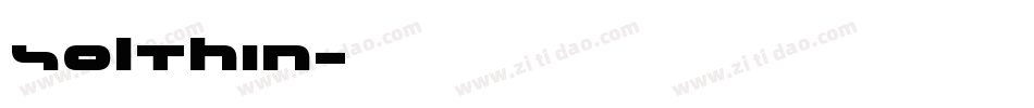 SolThin字体转换