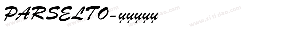 PARSELTO字体转换