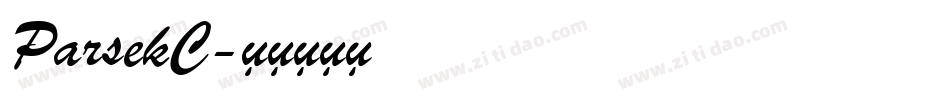 ParsekC字体转换