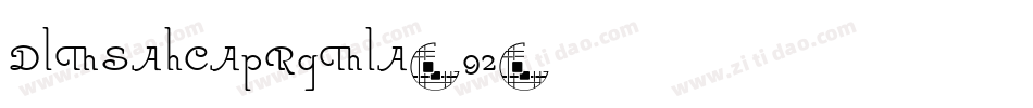 DeliusSwashCapsRegular-x92j字体转换