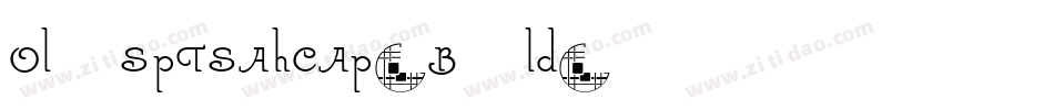 OleoScriptSwashCaps-Bold字体转换