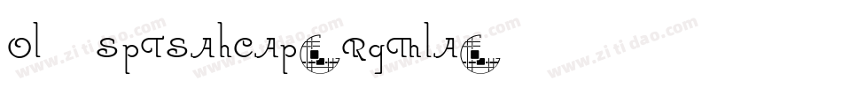 OleoScriptSwashCaps-Regular字体转换