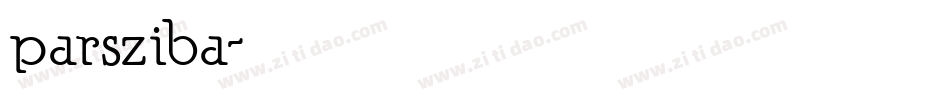 parsziba字体转换
