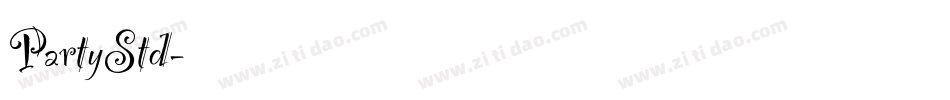 PartyStd字体转换
