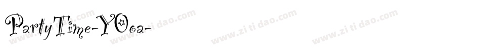 PartyTime-Y0oa字体转换