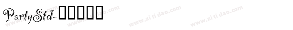 PartyStd字体转换