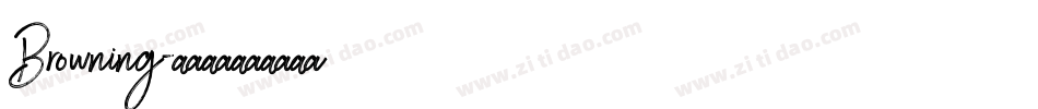 Browning字体转换