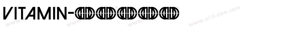 VITAMIN字体转换