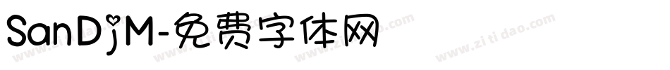 SanDjM字体转换