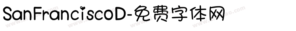 SanFranciscoD字体转换