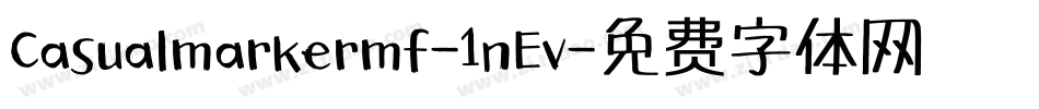 Casualmarkermf-1nEv字体转换
