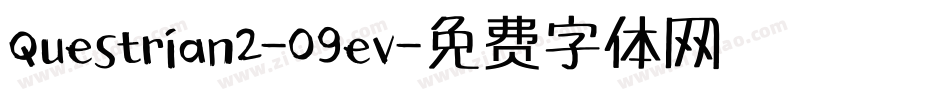 Questrian2-09ev字体转换