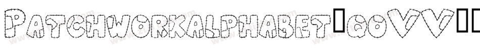 Patchworkalphabet-qoVV字体转换