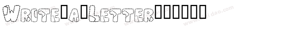 Write-a-Letter字体转换