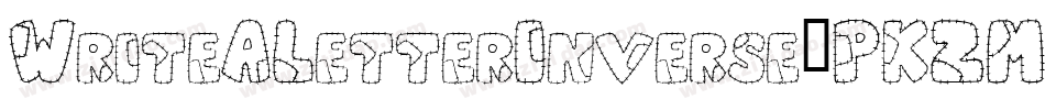 WriteALetterInverse-PKZMd字体转换