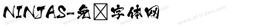 NINJAS字体转换