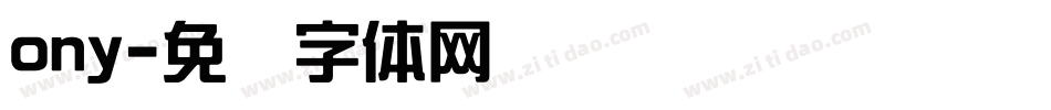 ony字体转换